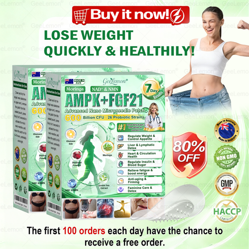 👩‍⚕️🎁𝐆𝐄𝐄𝐋𝐄𝐌𝐎𝐍® 𝐌𝐨𝐫𝐢𝐧𝐠𝐚 · 𝐀𝐌𝐏𝐊+𝐅𝐆𝐅𝟐𝟏 𝐍𝐚𝐧𝐨 𝐌𝐢𝐜𝐫𝐨𝐧𝐞𝐞𝐝𝐥𝐞 𝐏𝐚𝐭𝐜𝐡 (Just once a day, visible changes in 7 days) ✅ For obesity, loose skin, diabetes, and more.