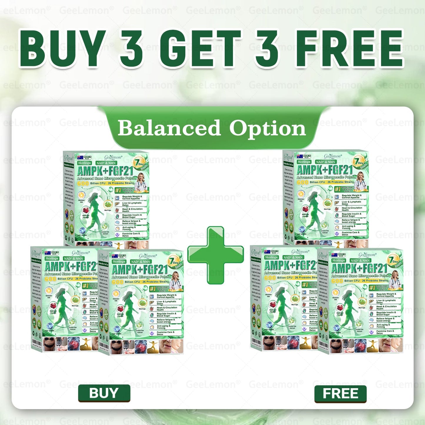 👩‍⚕️🎁𝐆𝐄𝐄𝐋𝐄𝐌𝐎𝐍® 𝐌𝐨𝐫𝐢𝐧𝐠𝐚 · 𝐀𝐌𝐏𝐊+𝐅𝐆𝐅𝟐𝟏 𝐍𝐚𝐧𝐨 𝐌𝐢𝐜𝐫𝐨𝐧𝐞𝐞𝐝𝐥𝐞 𝐏𝐚𝐭𝐜𝐡 (Just once a day, visible changes in 7 days) ✅ For obesity, loose skin, diabetes, and more.